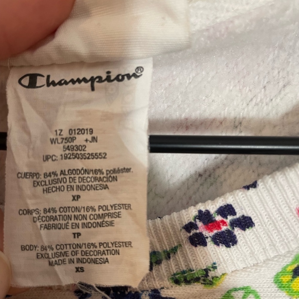 Champion x Susan Alexandra Fruit Eye Moon Reverse Weave Crewneck Sweatshirt XS - Picture 5 of 9